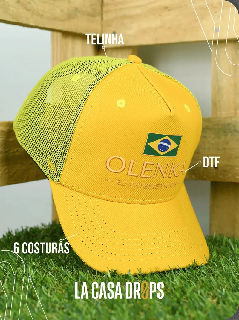 Boné personalizado produzido pela La Casa Drops — drop 12